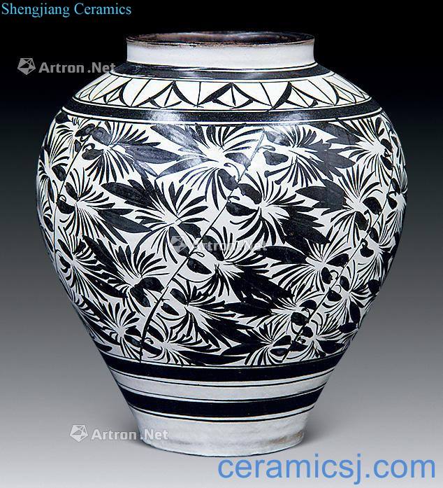 The song dynasty magnetic state kiln canister