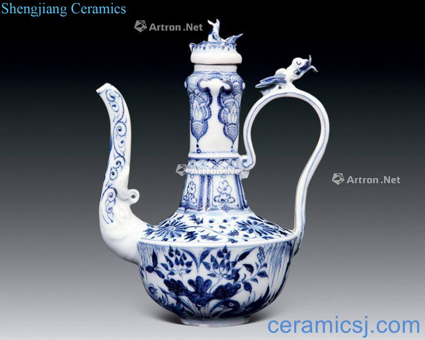The yuan dynasty Leading PND tail-on straight pot