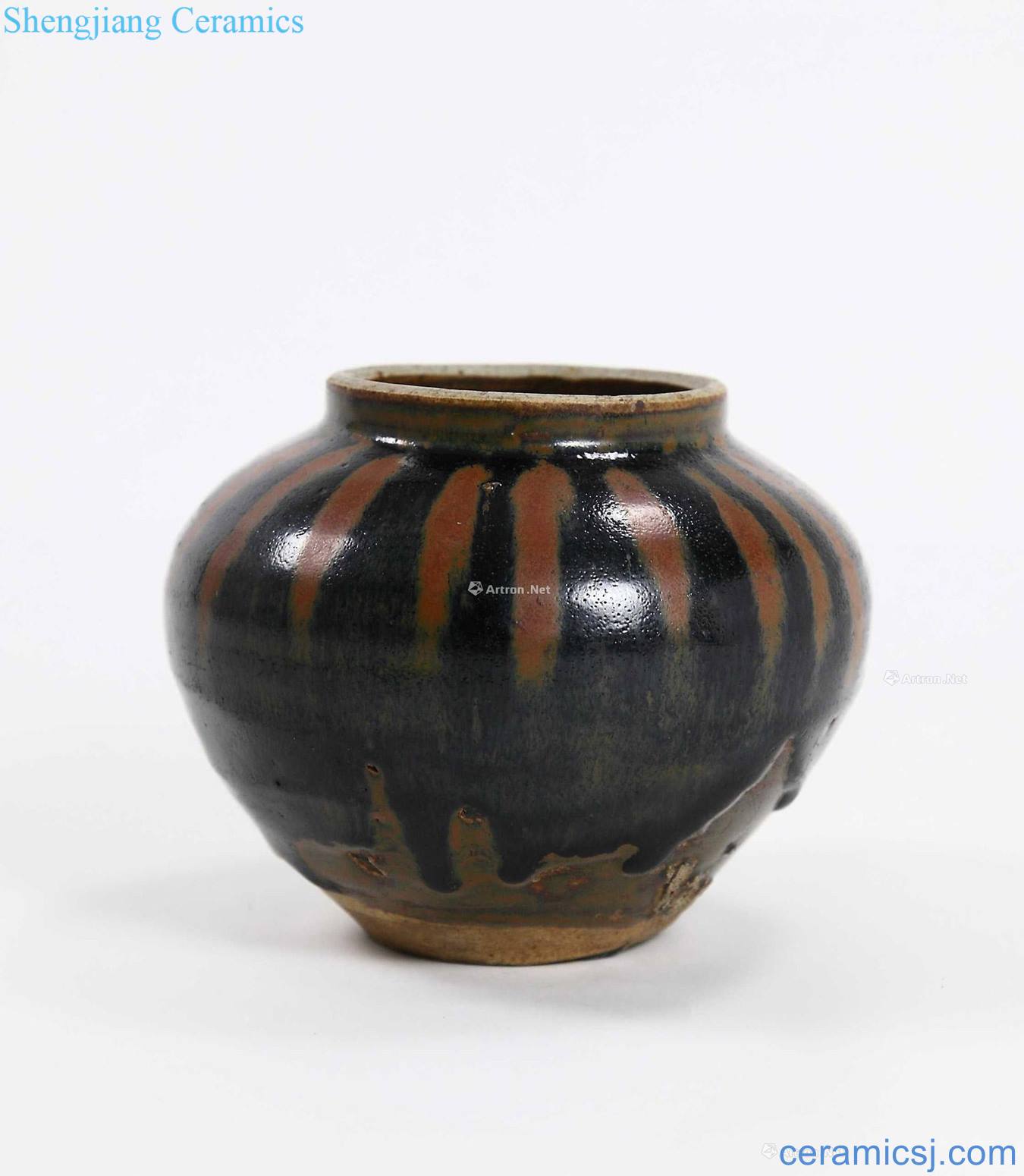 Jin magnetic state kiln black glaze blotches cans