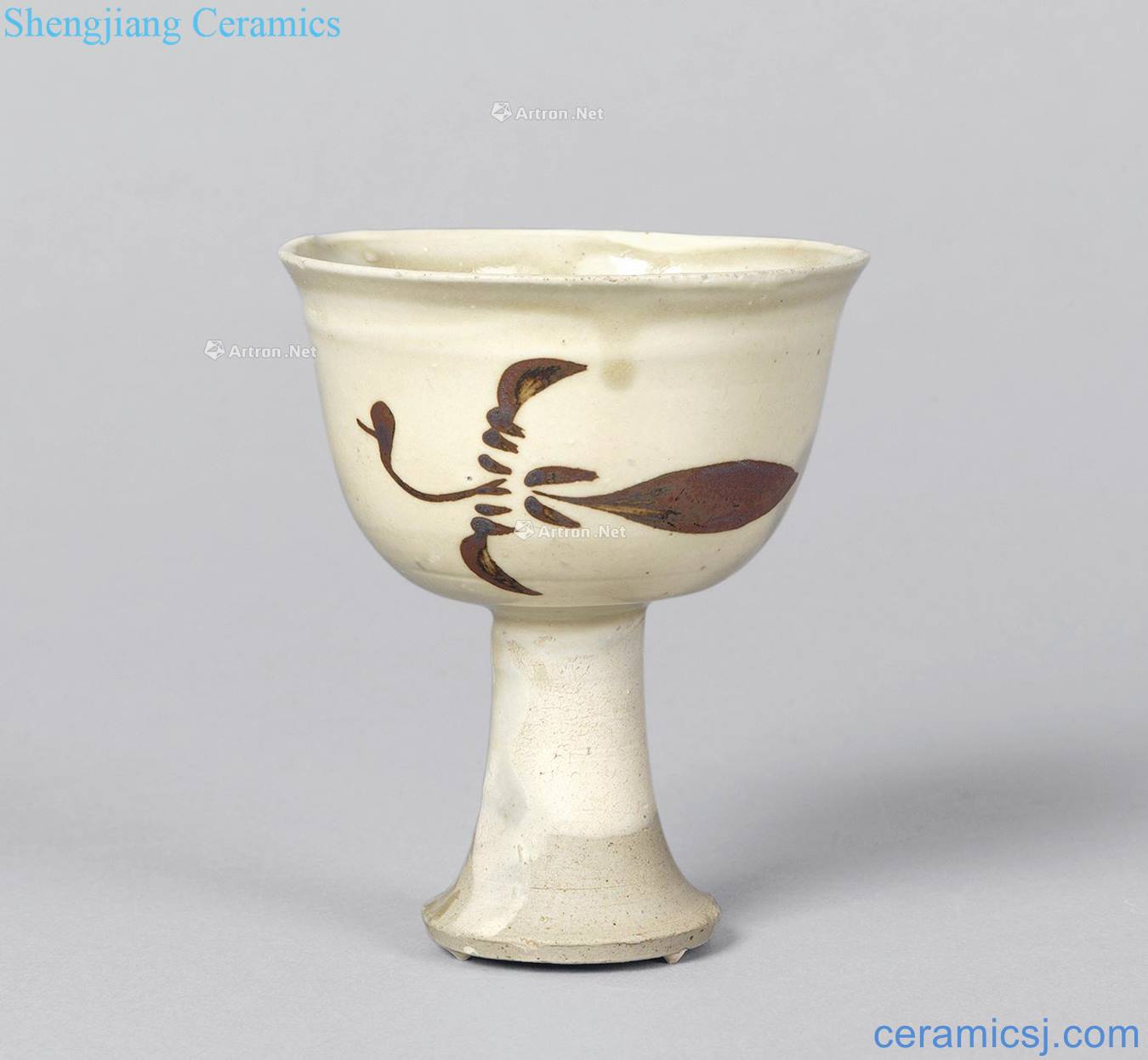 Song printing footed cup
