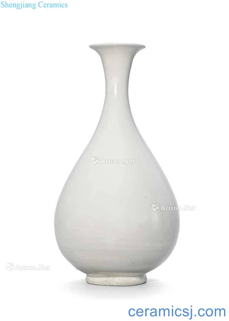 Gold/northern song dynasty kiln is a white glaze okho spring bottle