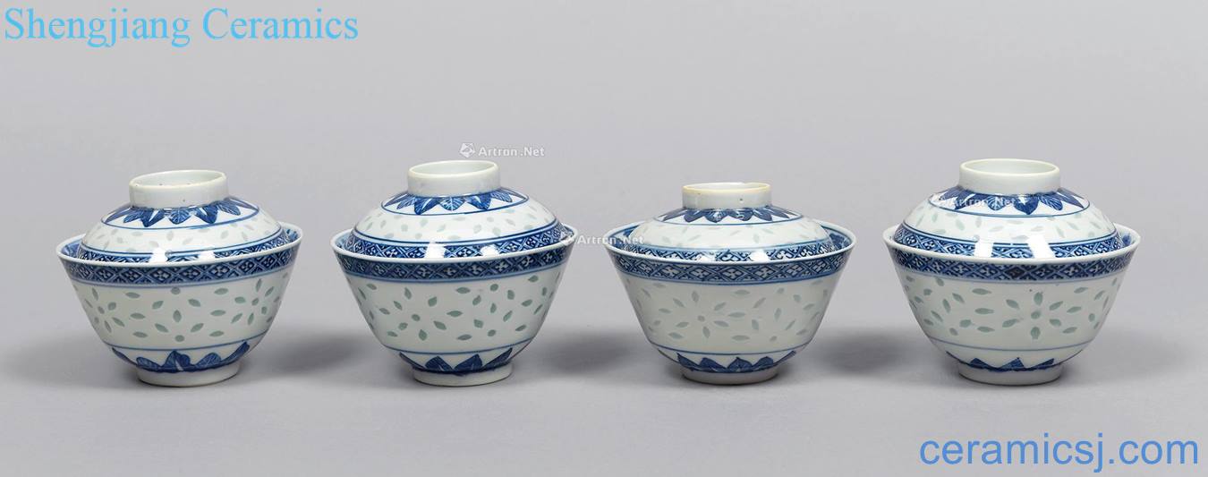 In late qing dynasty blue-and-white meters tong cover cup (4)