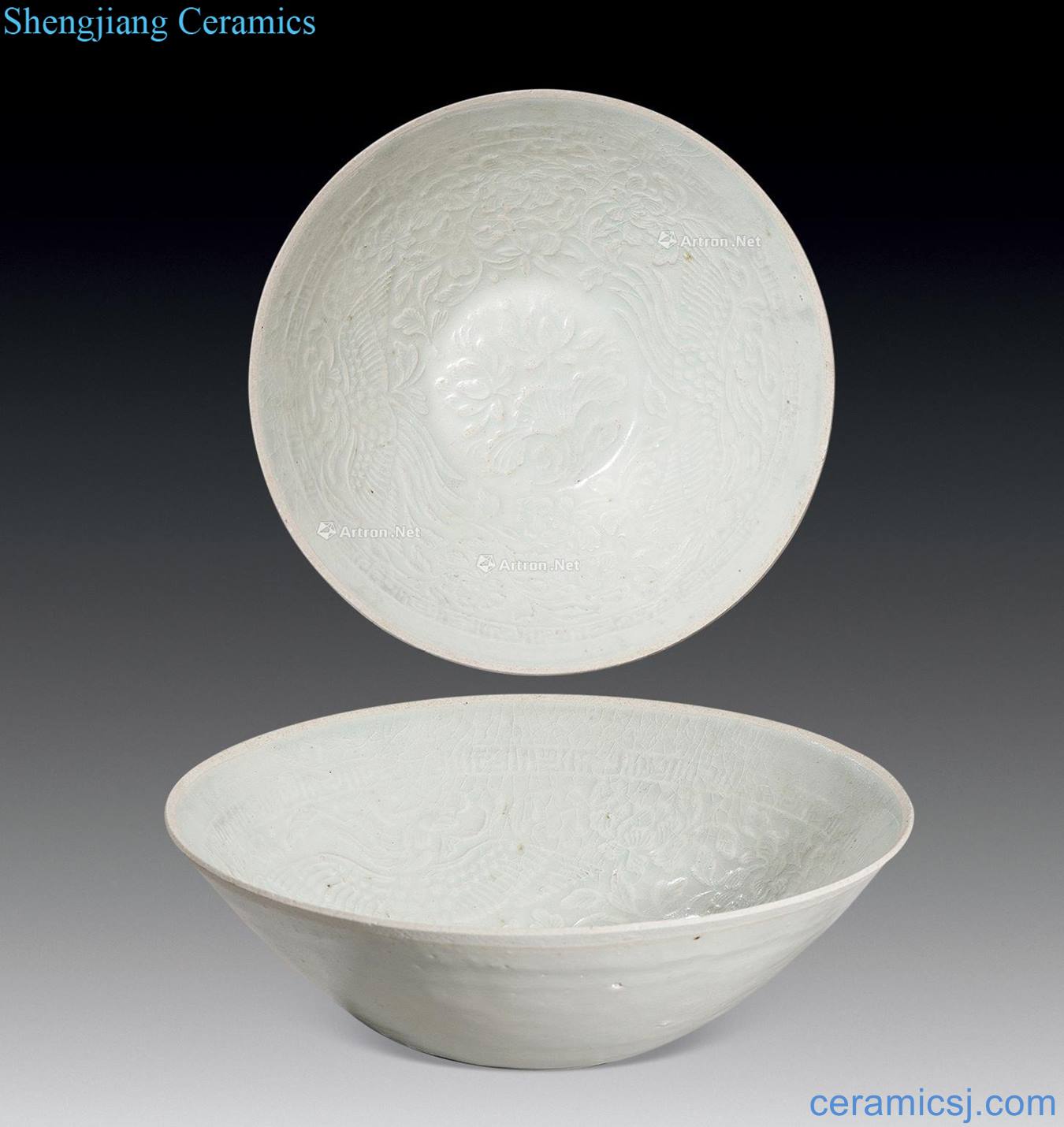 Song qing wear peony fung printing bowl