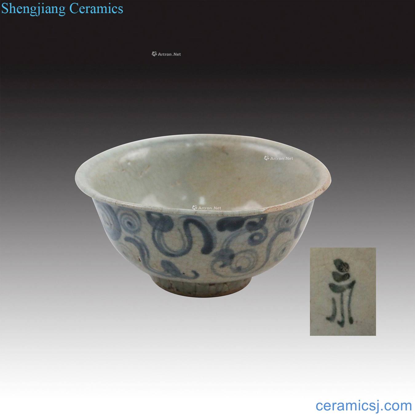 The early Ming dynasty porcelain bowl