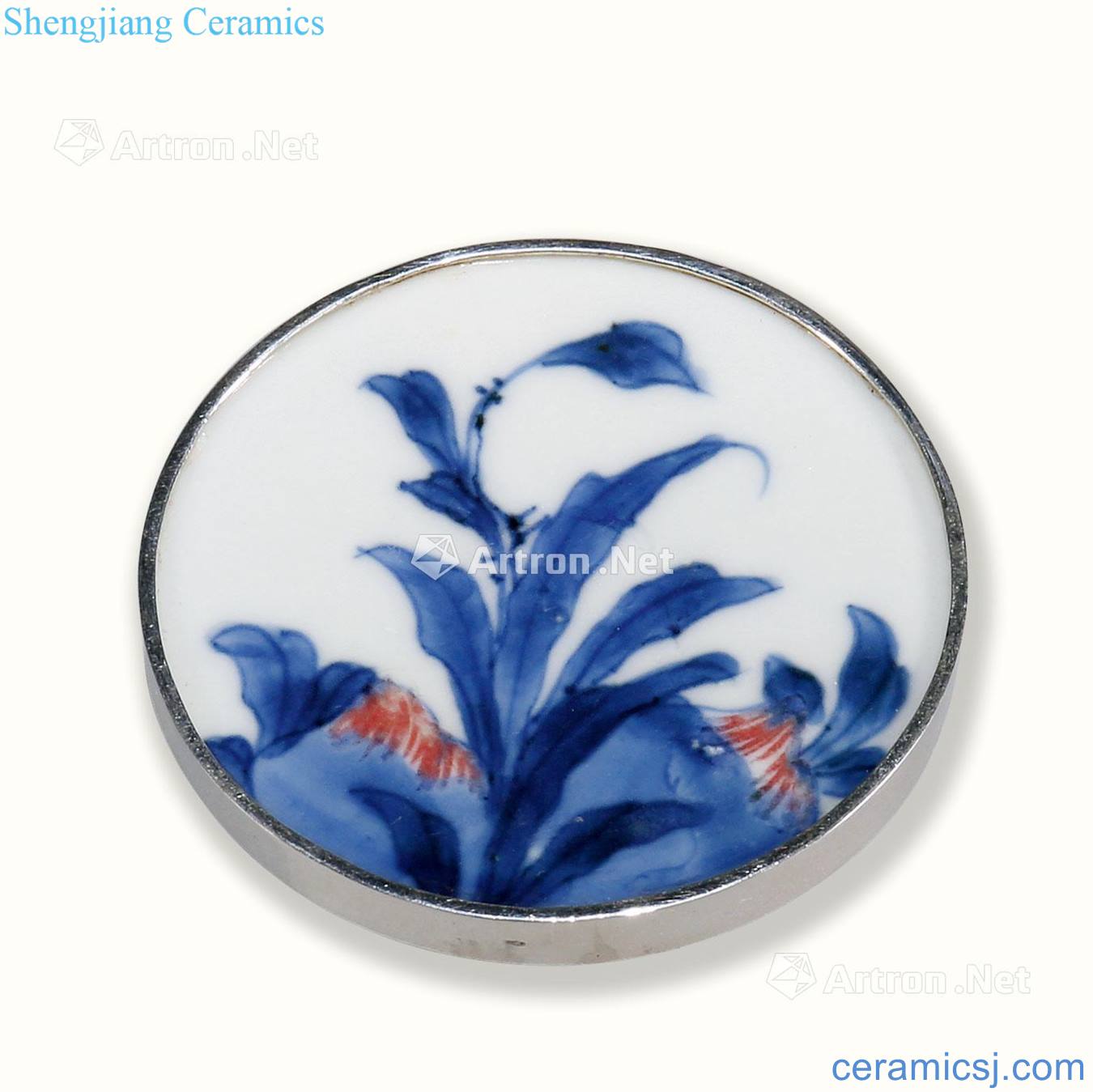 The qing emperor kangxi Blue and white youligong flower light