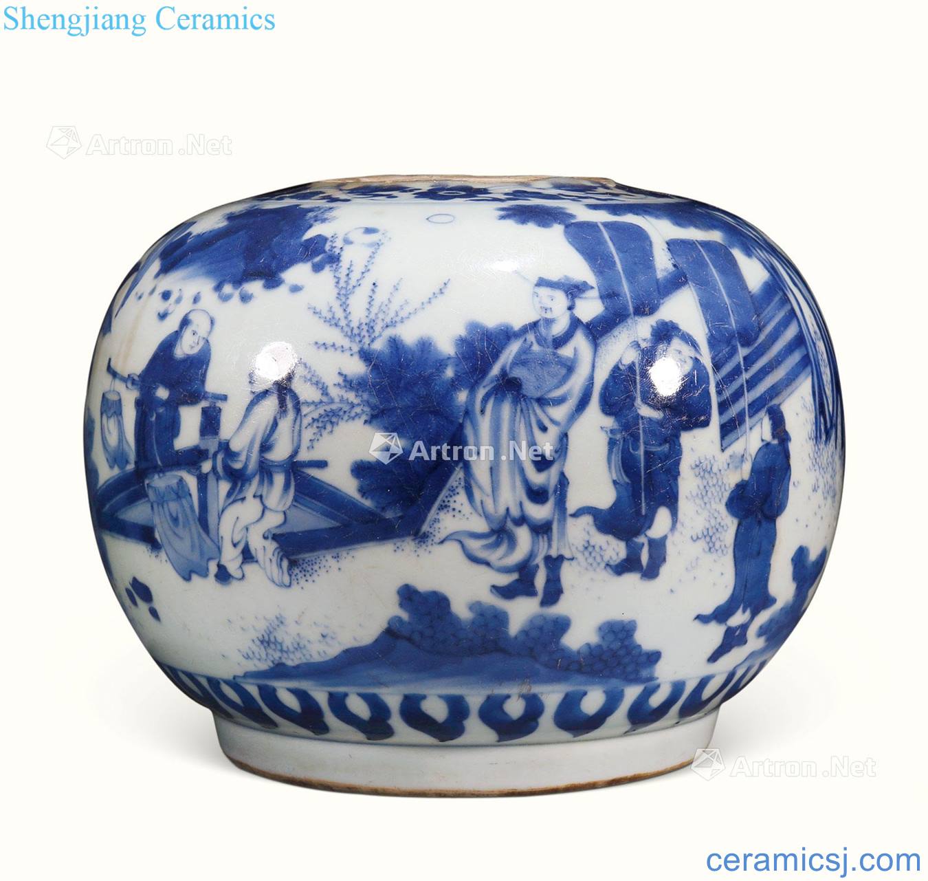 Ming Stories of blue and white lines