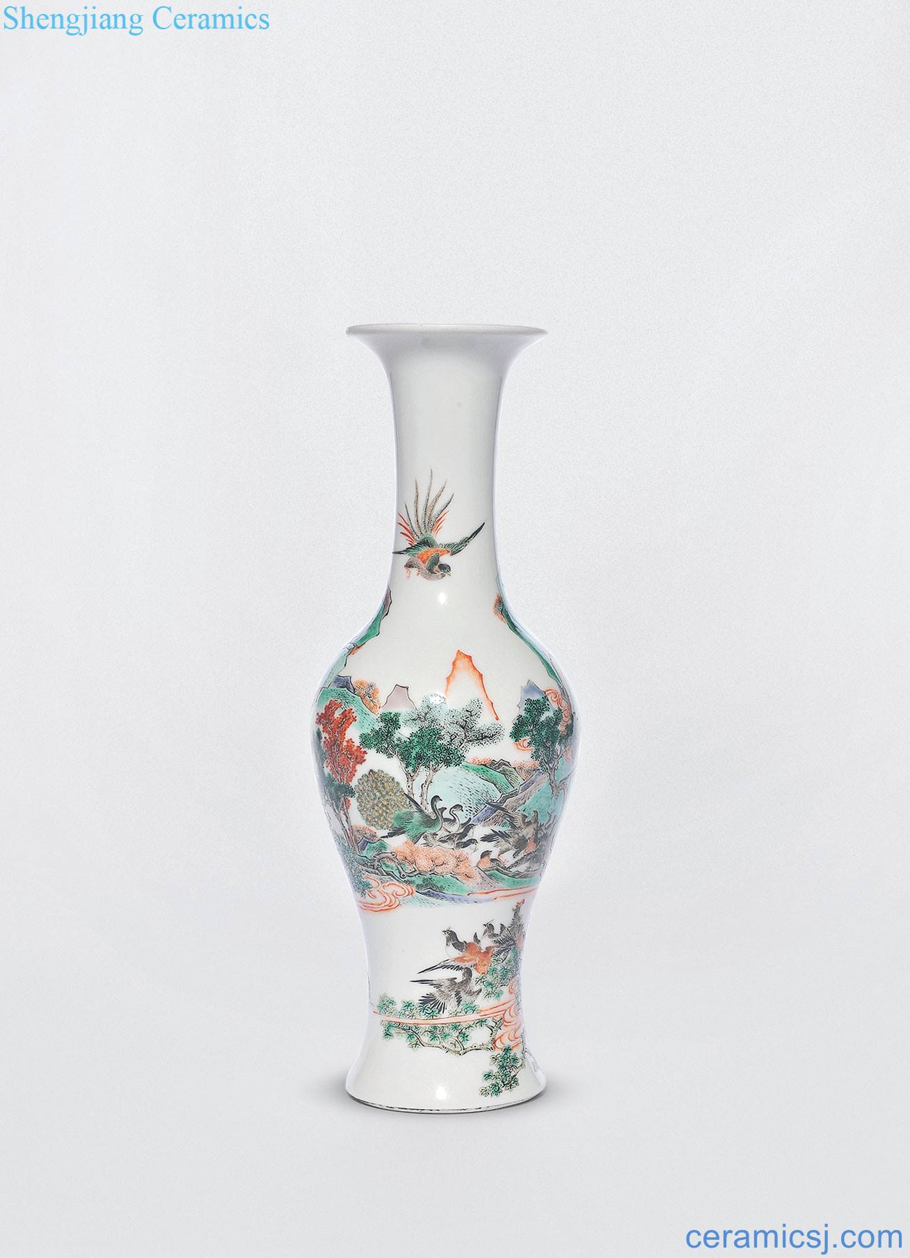 Qing guangxu Imitation of kangxi acquisition of figure bottles