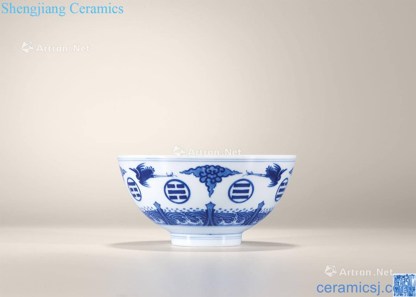 Qing qianlong James t. c. na was published blue sea gossip green-splashed bowls