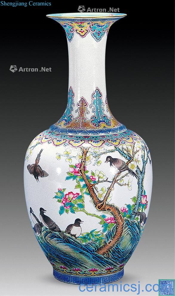 Qing powder enamel bottle