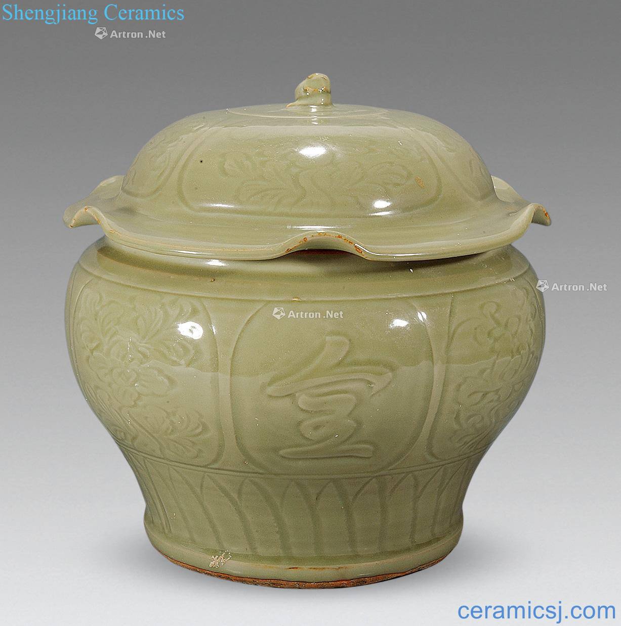 Ming Longquan gold cover tank