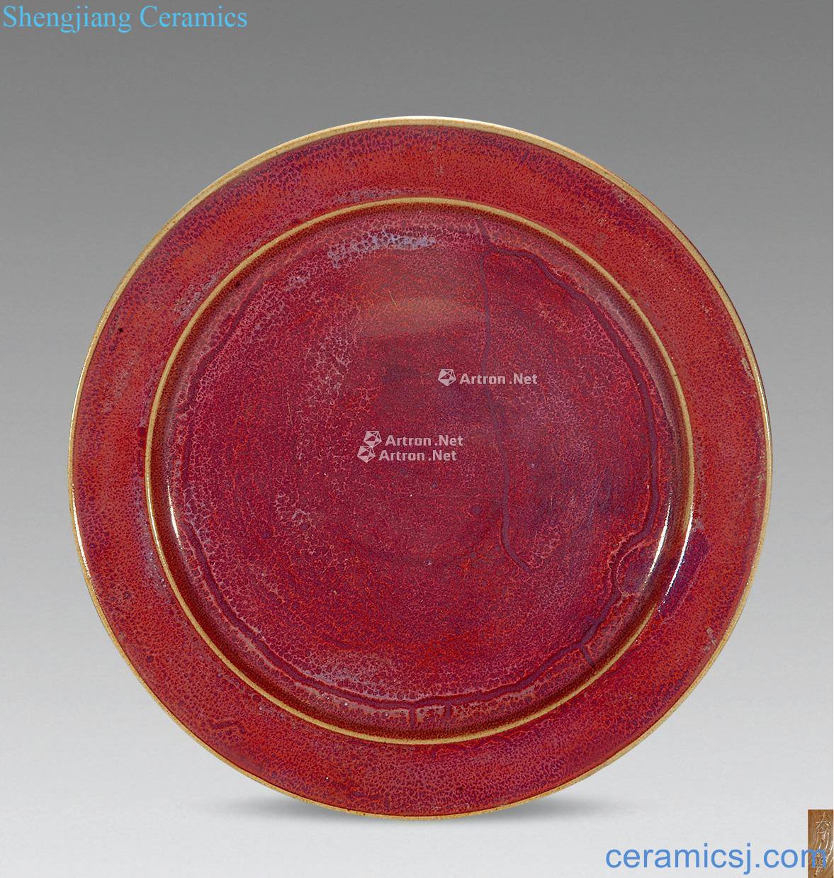 Ming or earlier In China all purple plate masterpieces