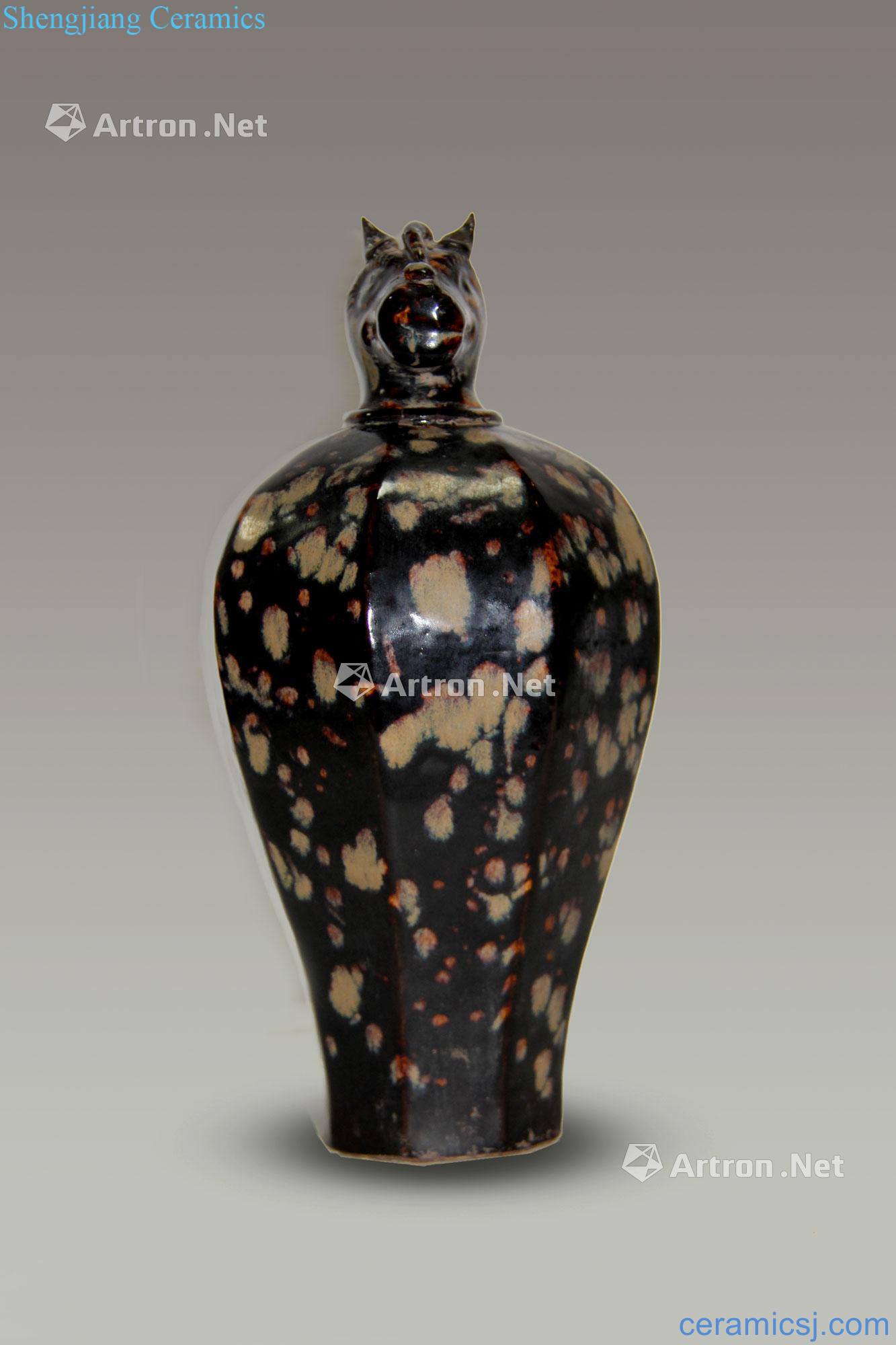 The song dynasty Jizhou kiln zodiac bottles