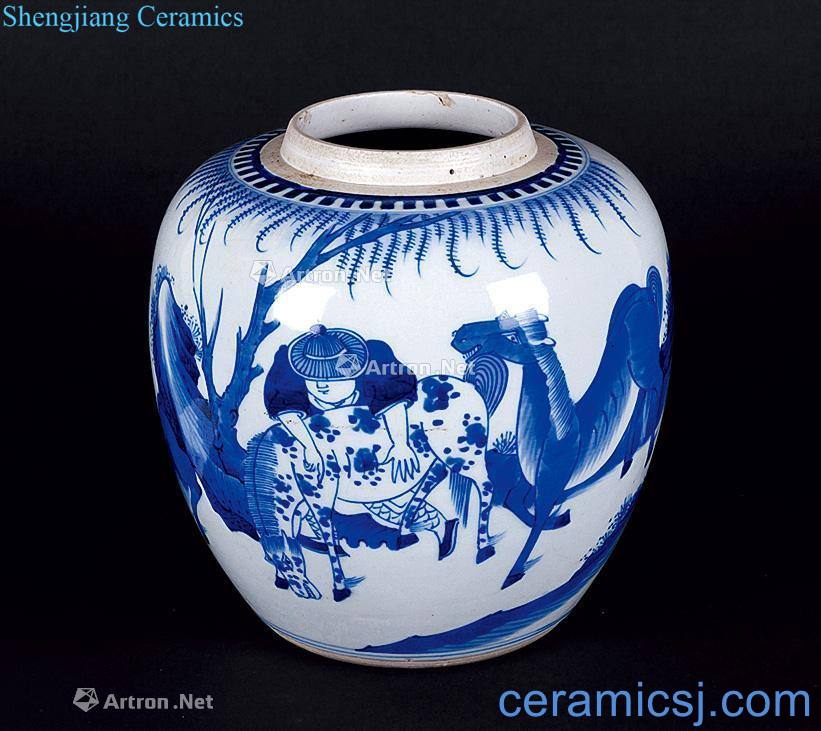 Kangxi porcelain pot