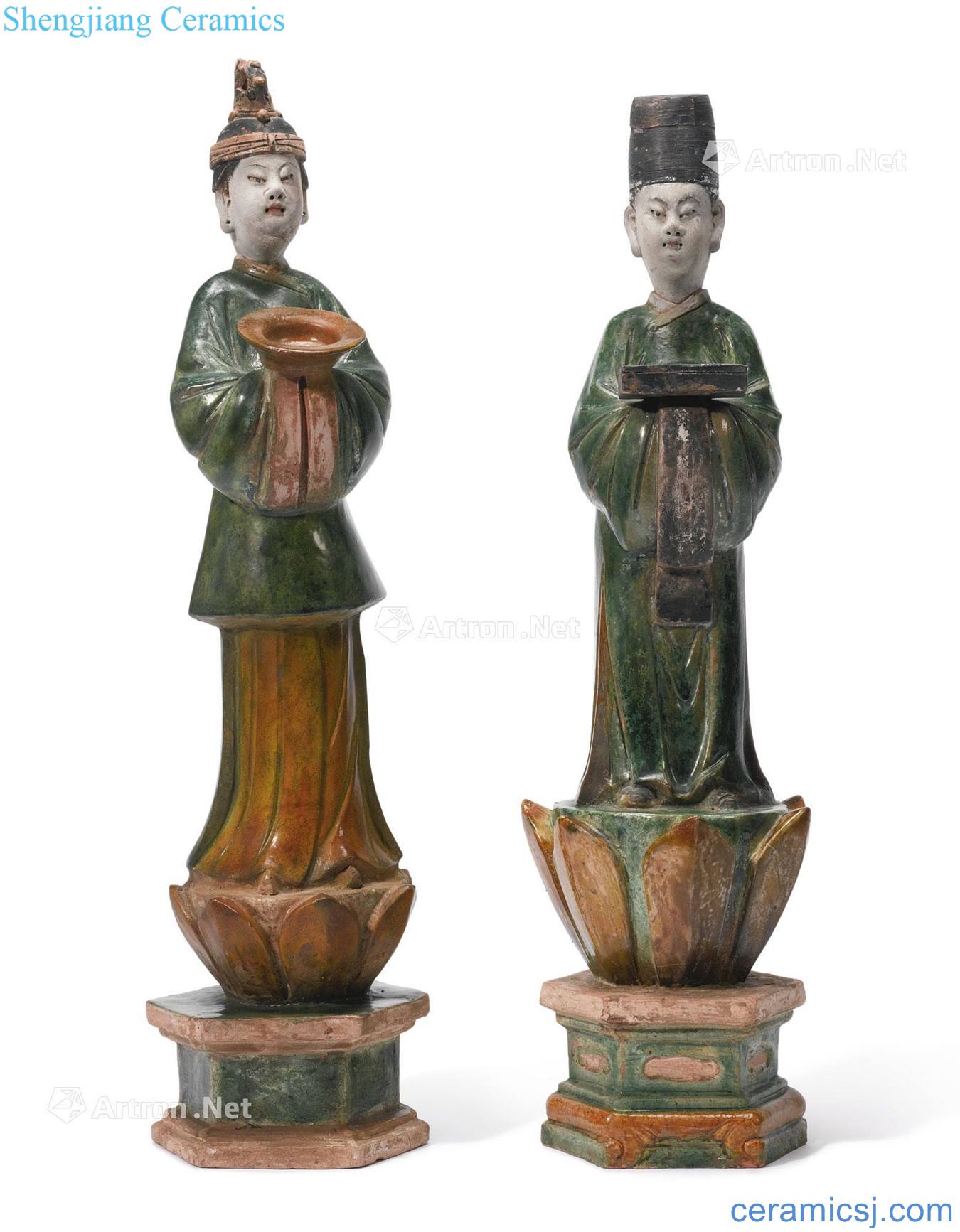 Ming three-color figures (a)