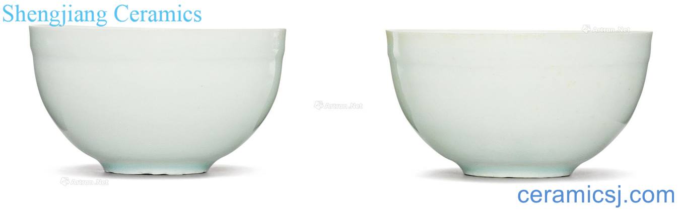 Song green white glazed small cup (a)