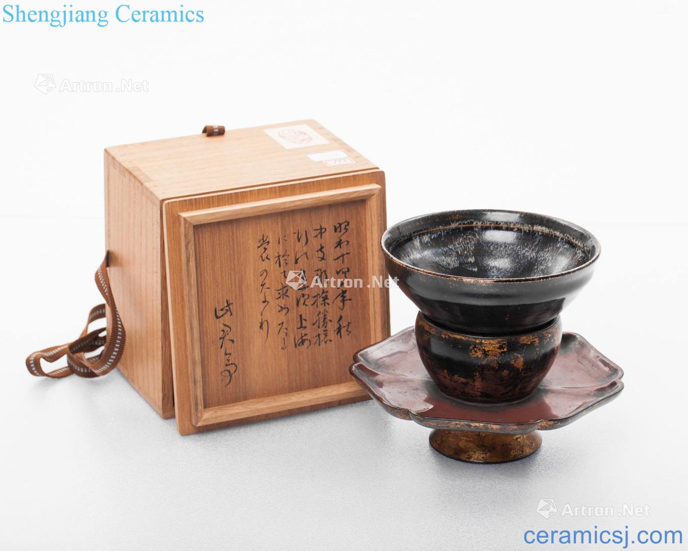 The song dynasty Ji states temmoku attached paint light