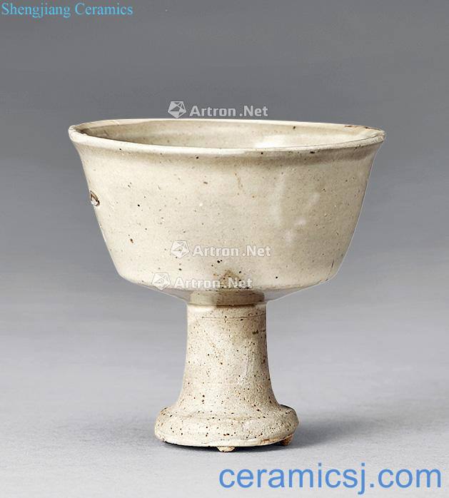 yuan White glazed cup immediately