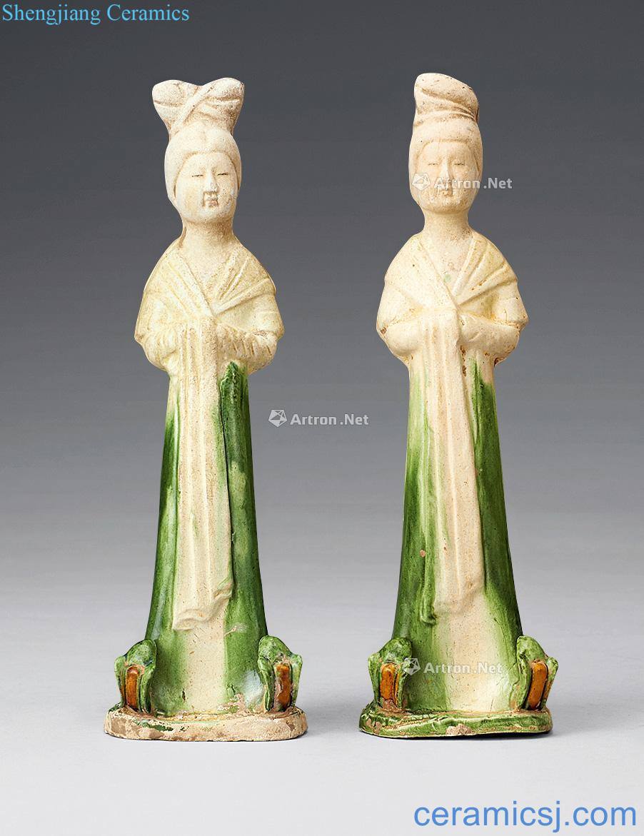 However, tang three-color figurines (a)