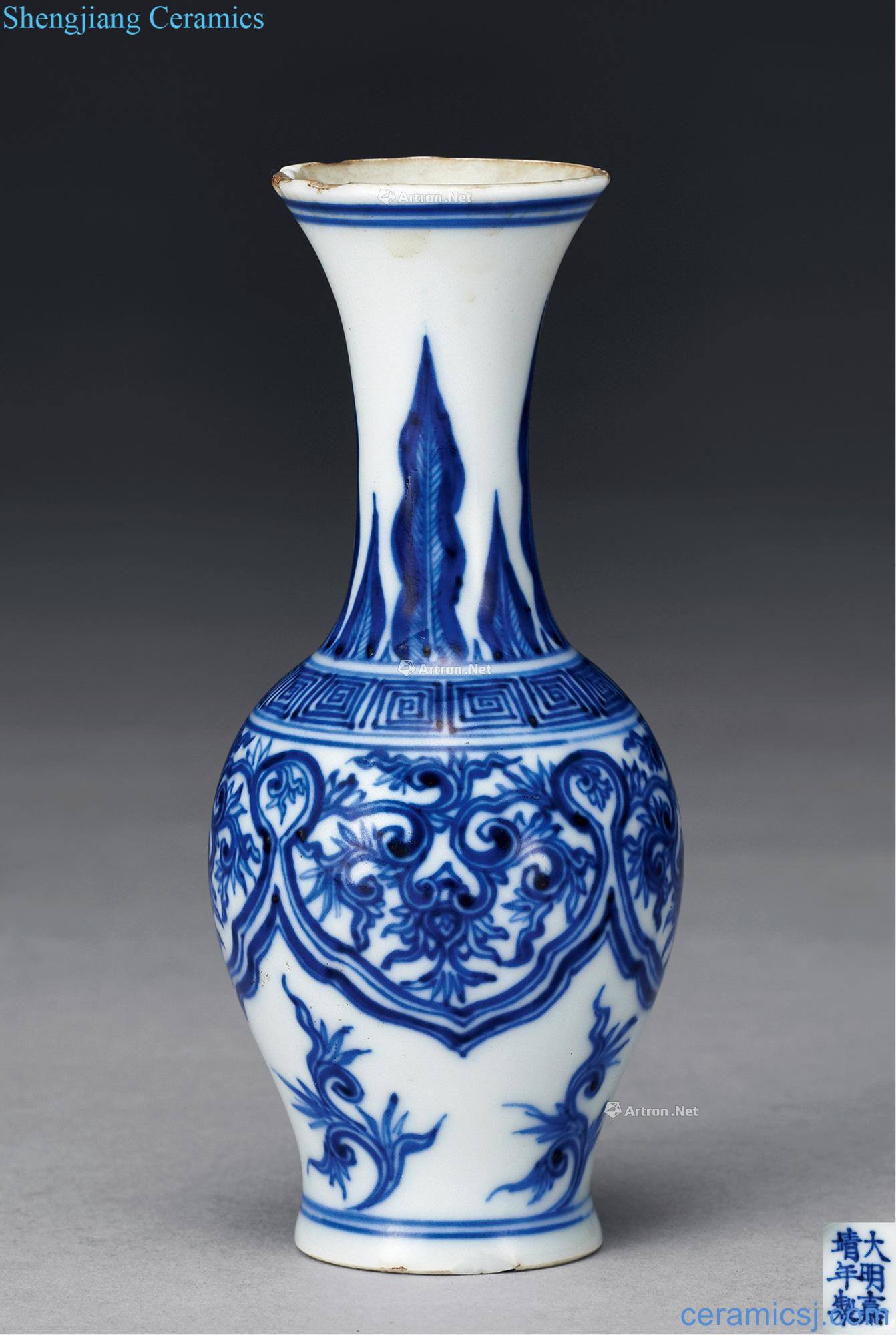 Ming jiajing Blue and white best lines