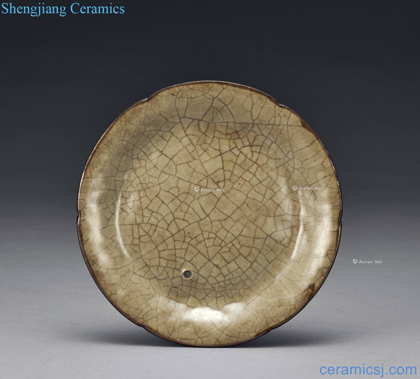 Imitation of elder brother kiln kwai Ming shape plate