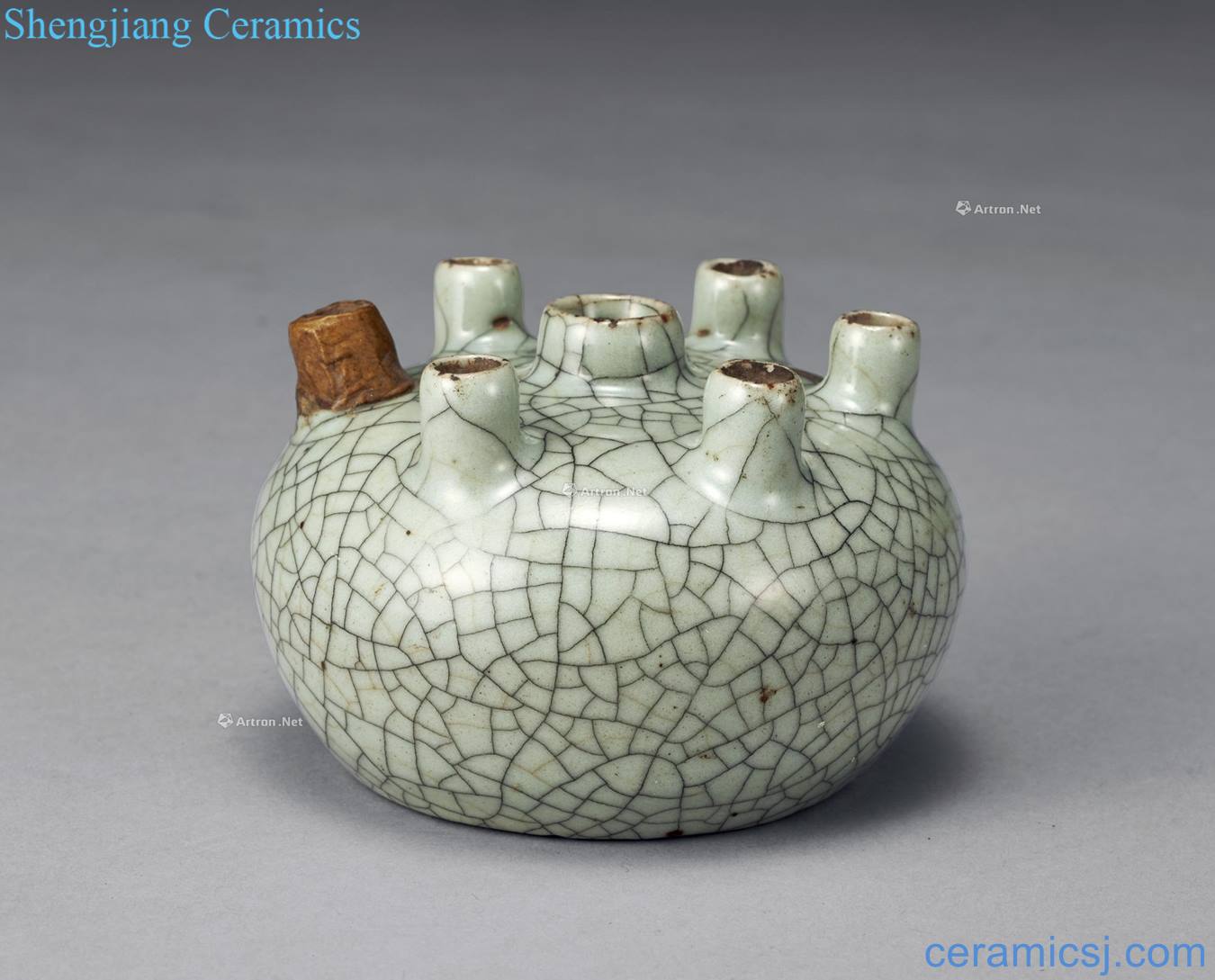 The song dynasty Seven elder brother glaze flower receptacle