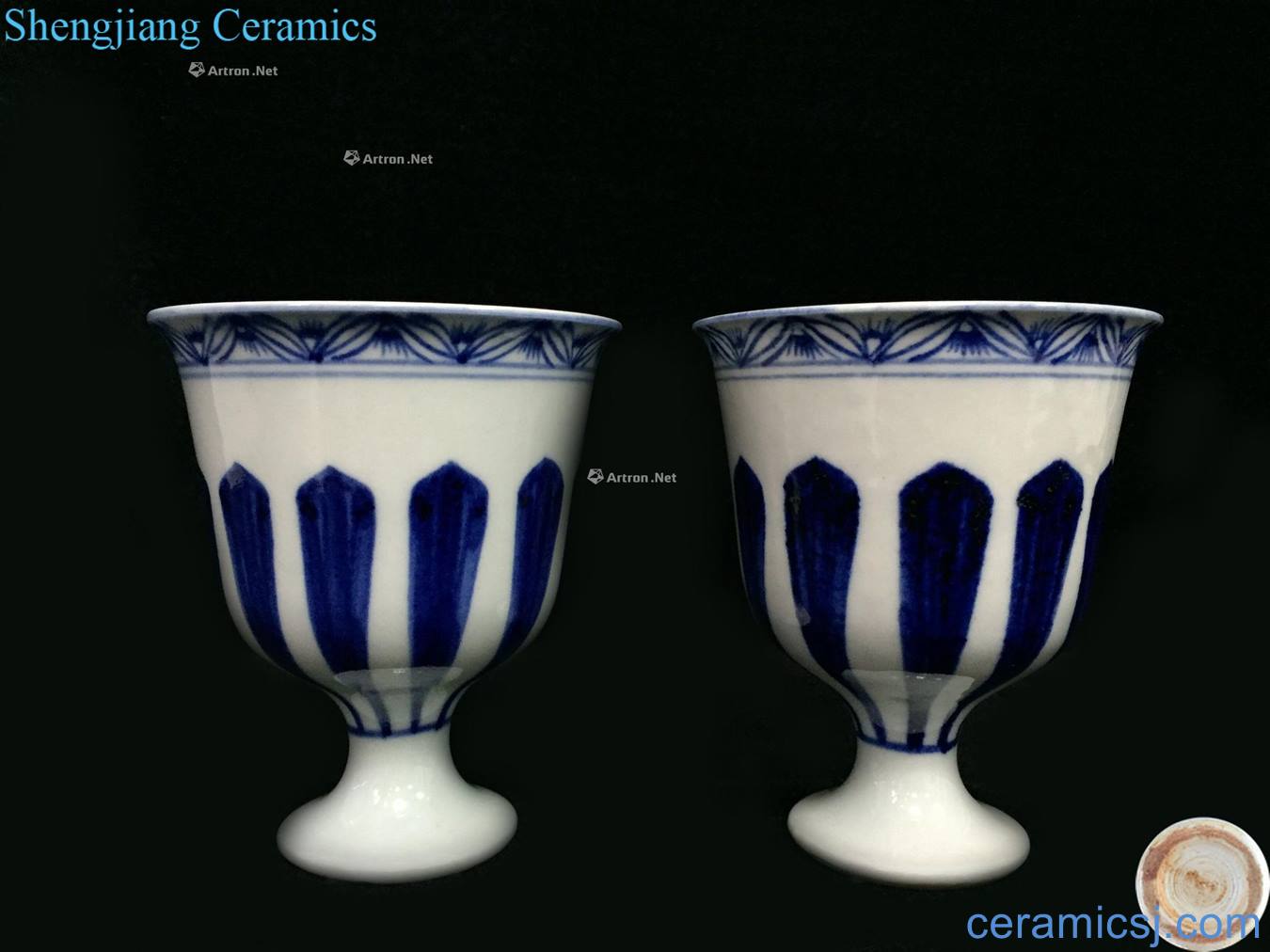 Ming xuande dragon stamps best cup (a),