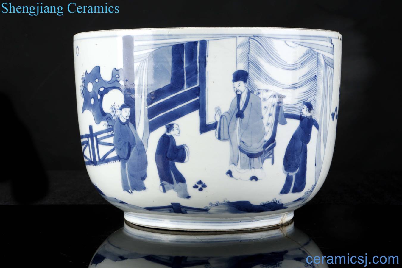 Kangxi in the qing dynasty blue and white had disk