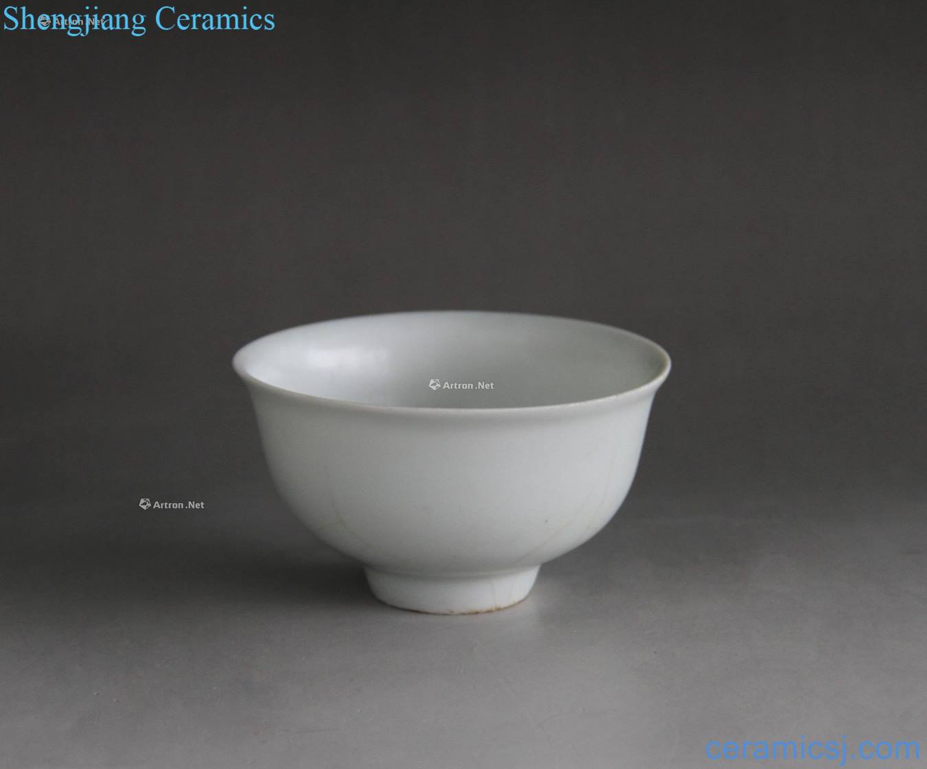 Bright white porcelain mouth bowl