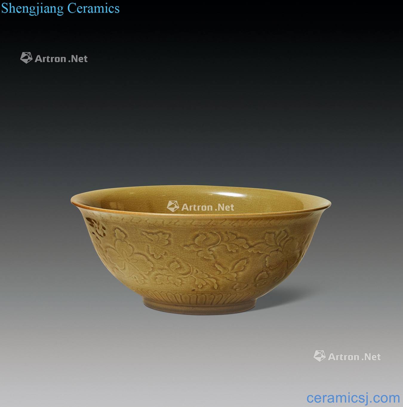 Ming Longquan hand-cut bowl