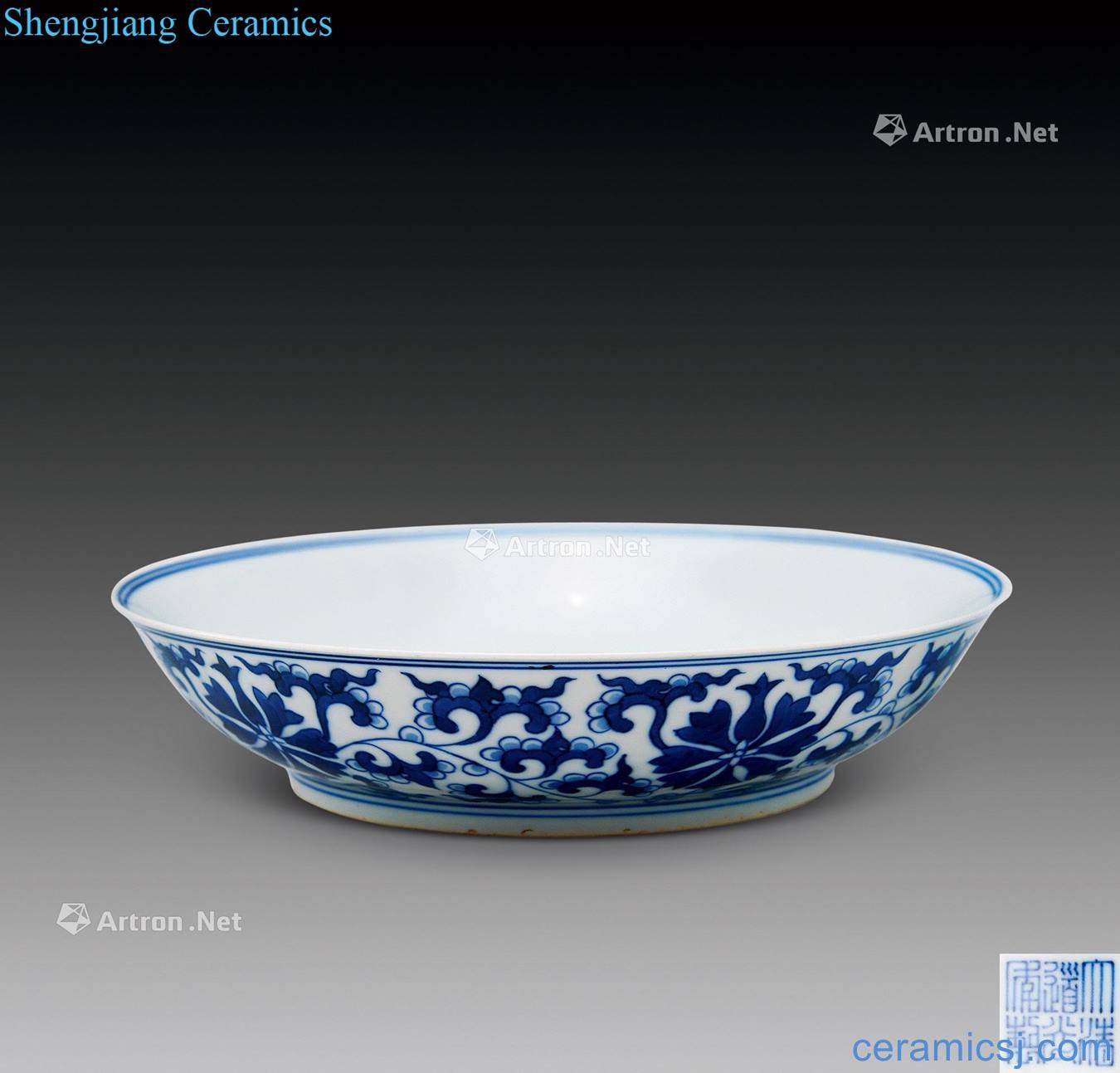 Qing daoguang Kiln porcelain branch as his treasure