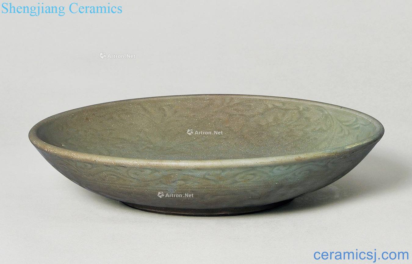 yuan Longquan celadon flower tray