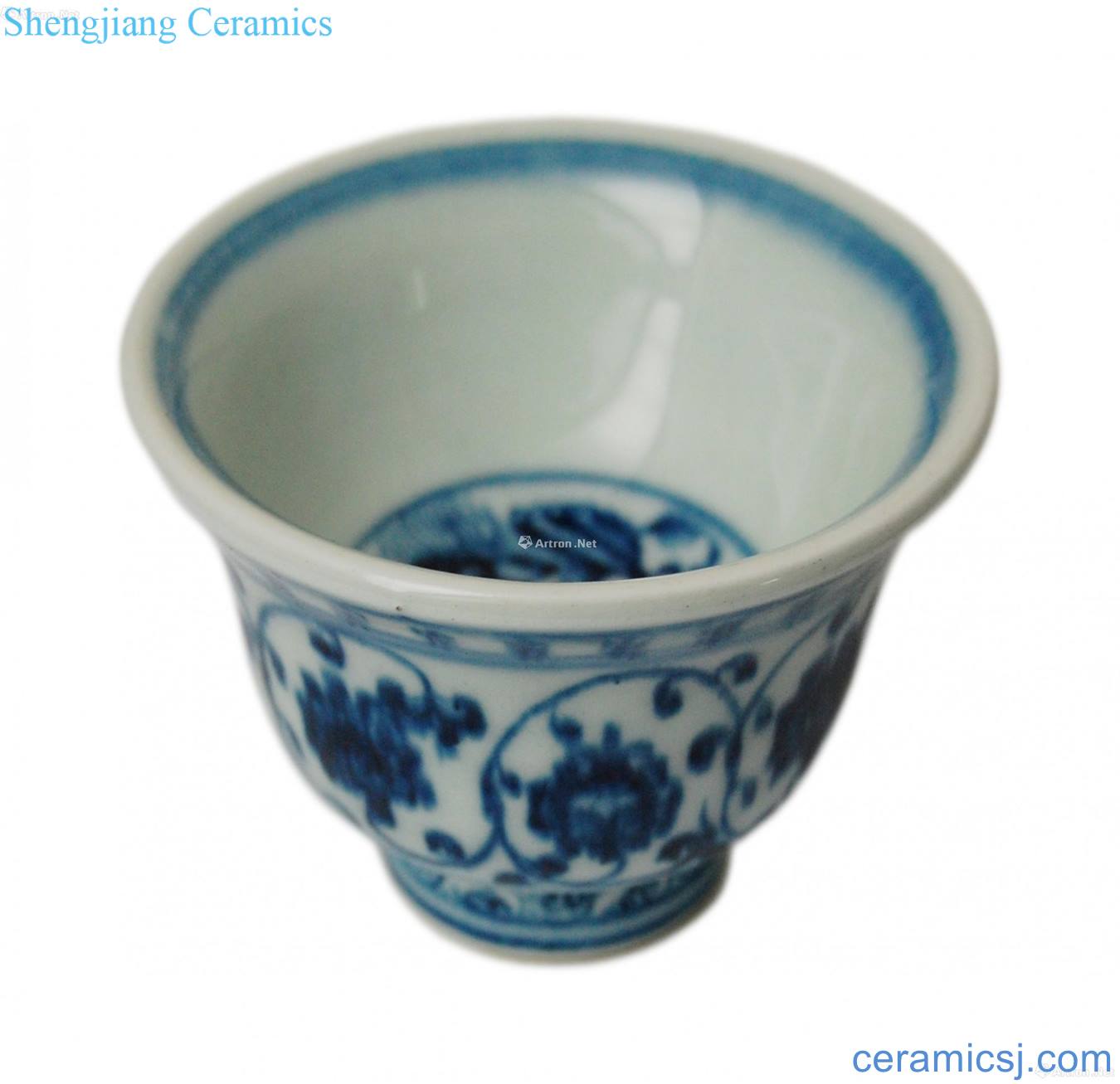 Yongle blue and white hand cup