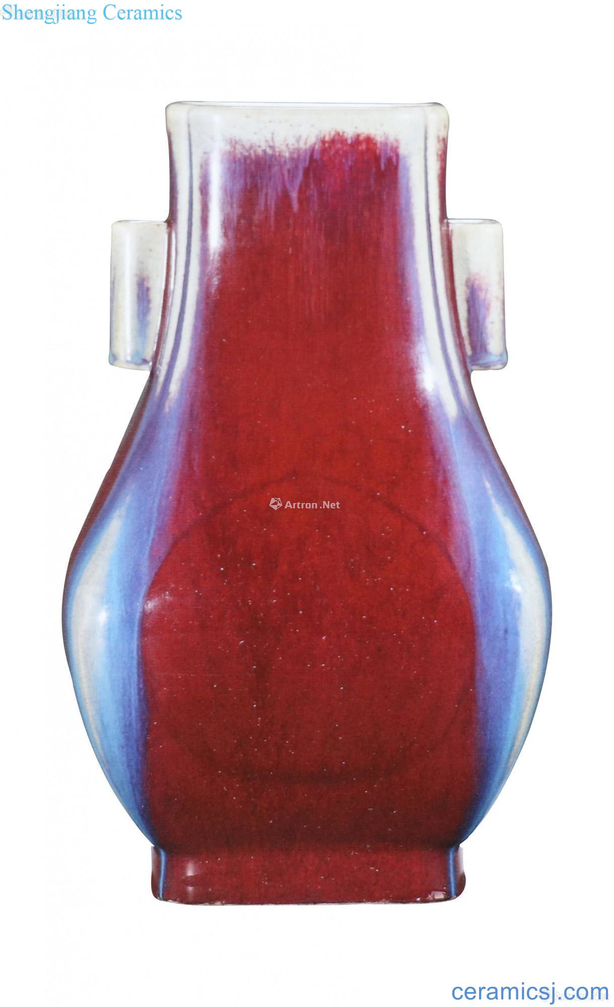 Variable glaze penetration ear square bottles