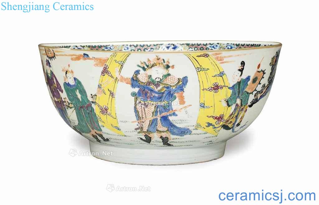 The qianlong period (1735-1796) A FAMILLE ROSE PUNCHBOWL