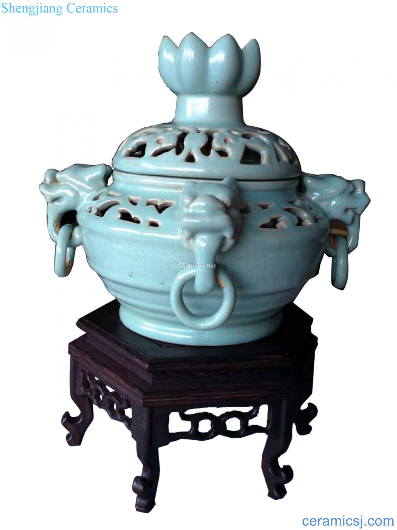 Your dragon aroma stove glazed hollow out