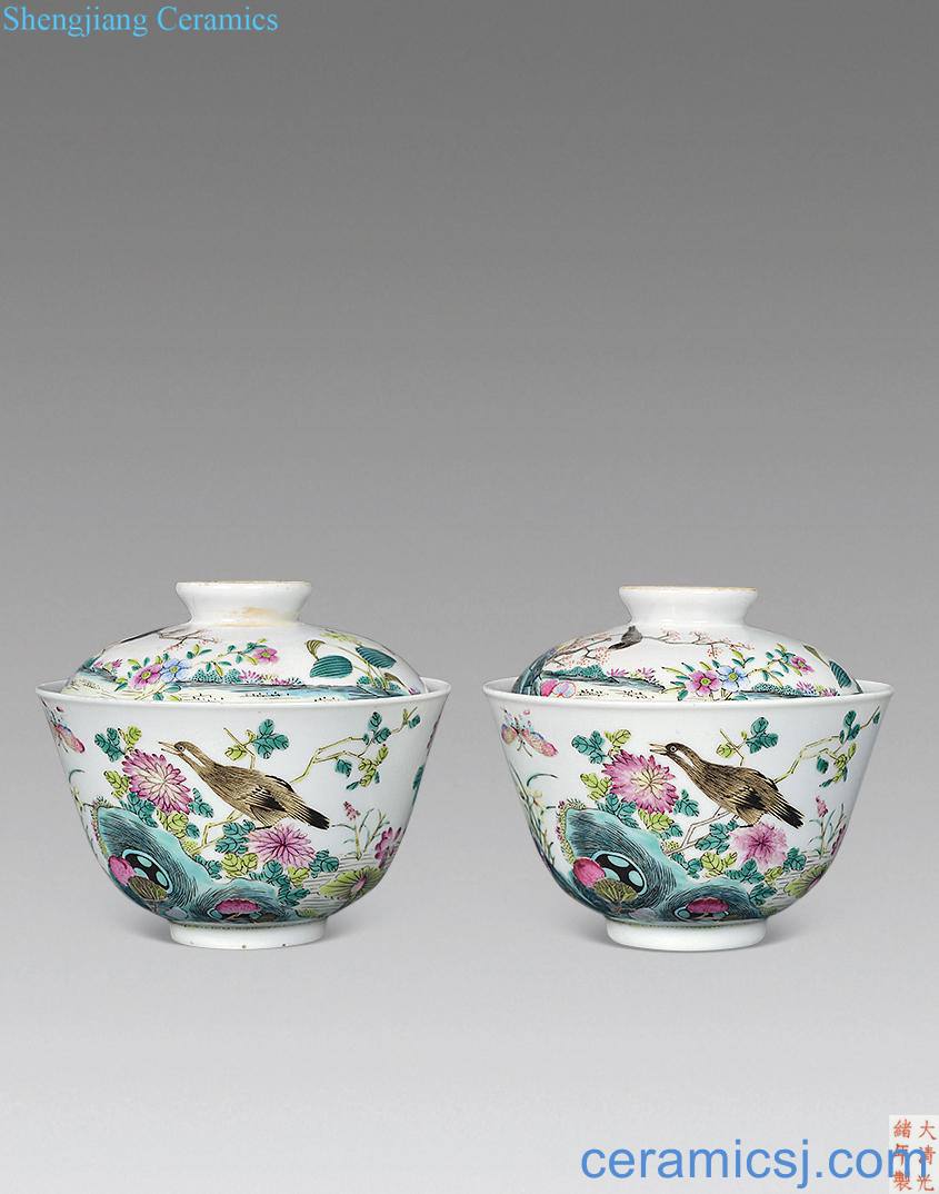 The powder enamel reign of qing emperor guangxu tureen (a)