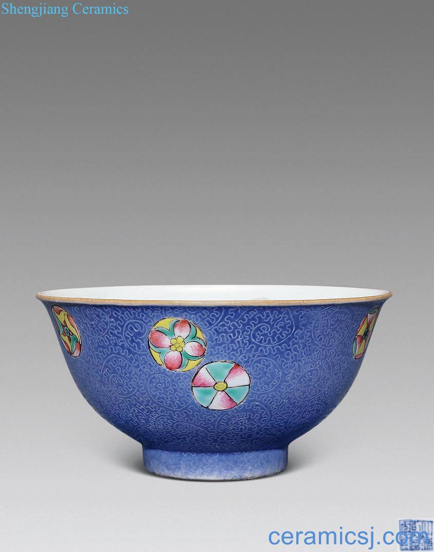 Qing qianlong pastel rolling road, the ball bowl