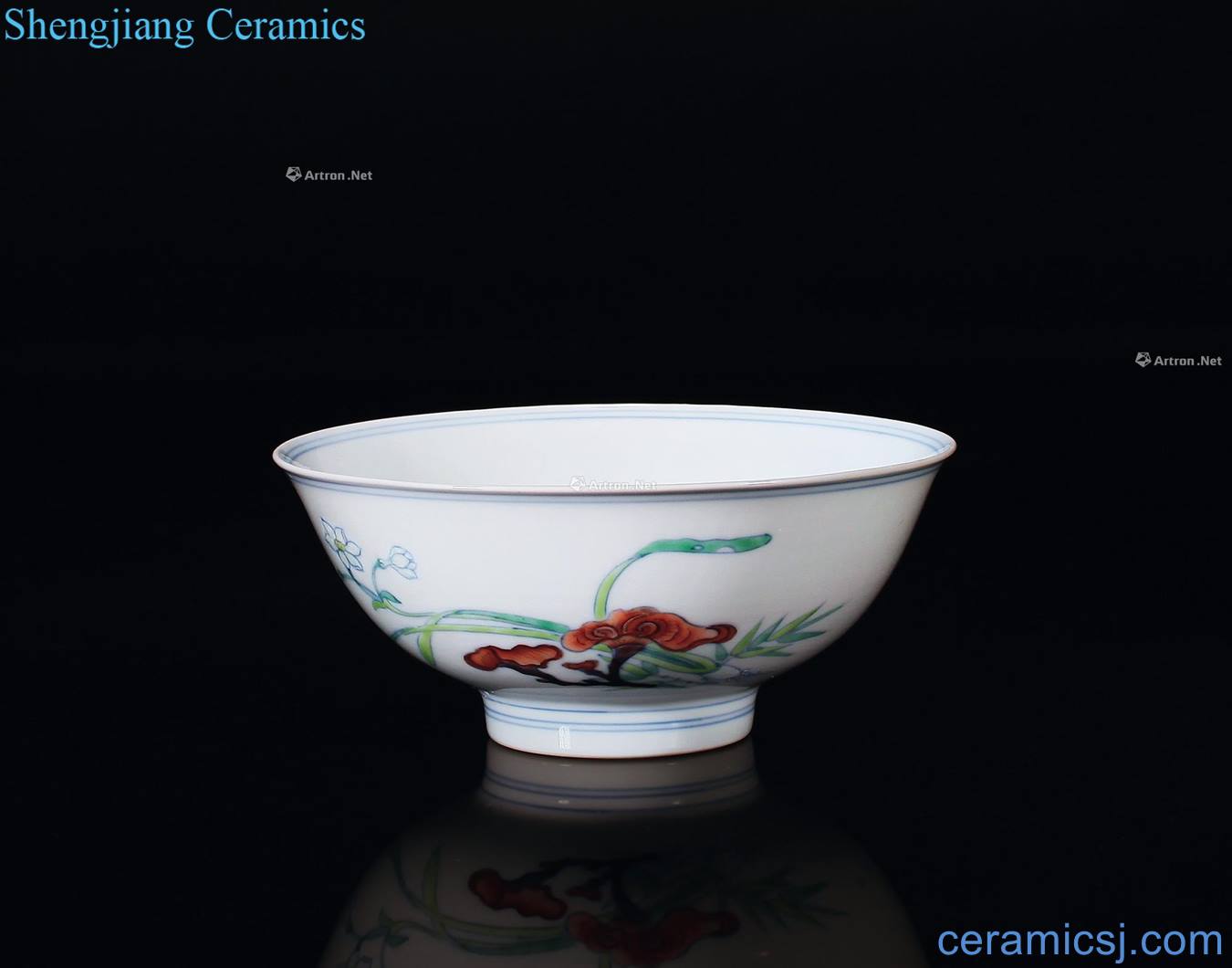Qing yongzheng Imperial kiln dou ling xian birthday bowl
