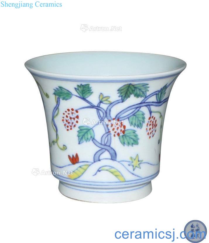 Bucket color grape grain bell cup
