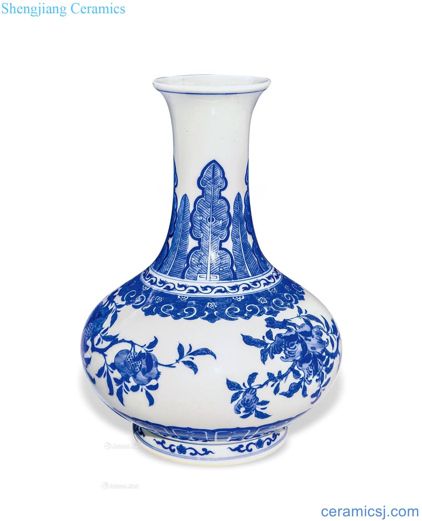 Qianlong blue bottle