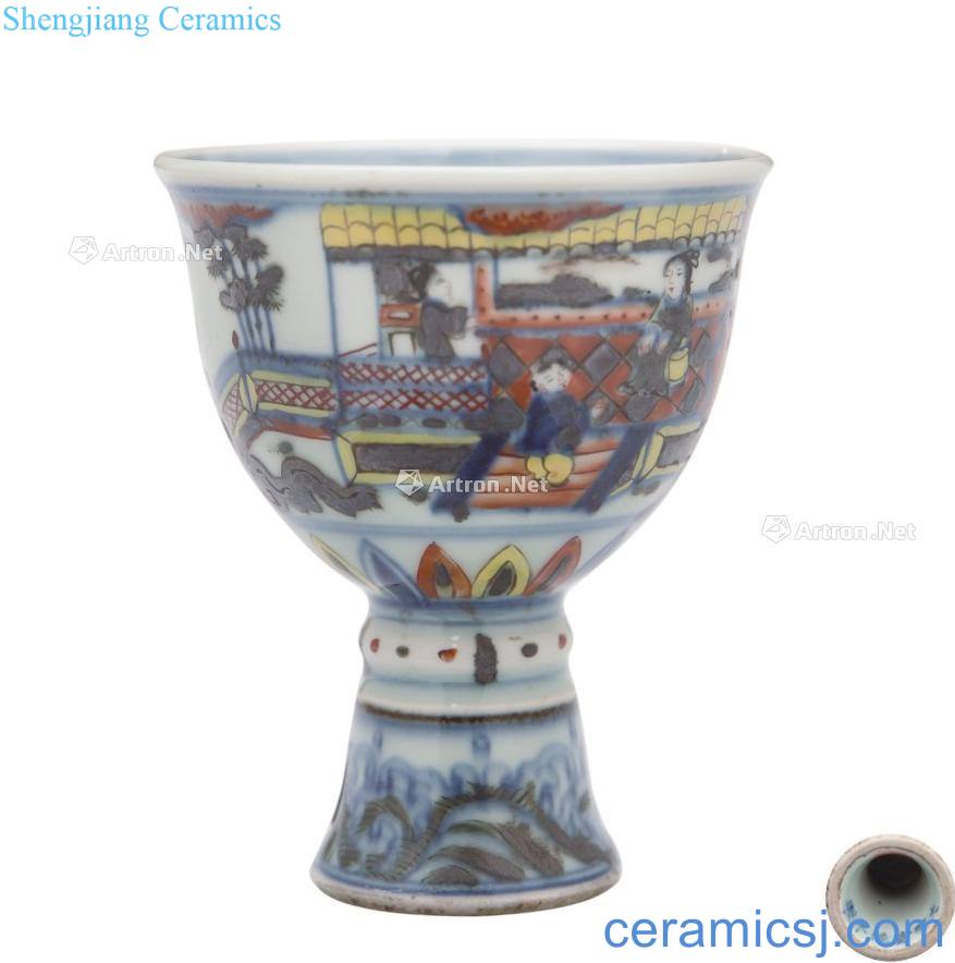 Ming chenghua bucket footed cup