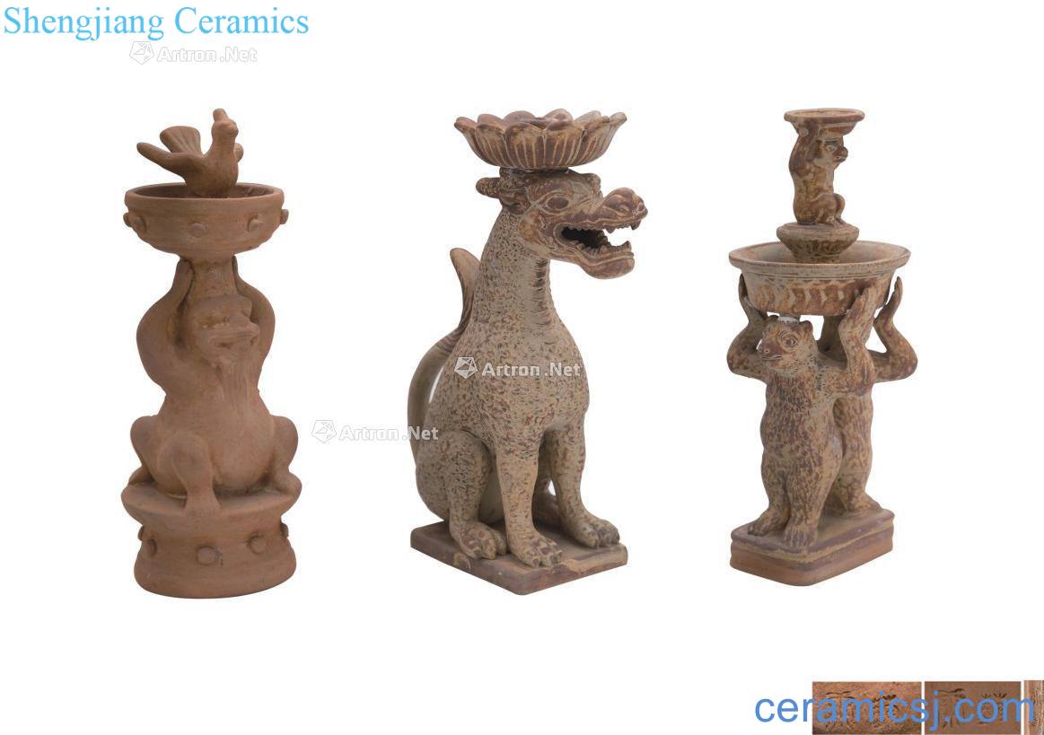 Sui and tang dynasties ceramic lamp light (group a)
