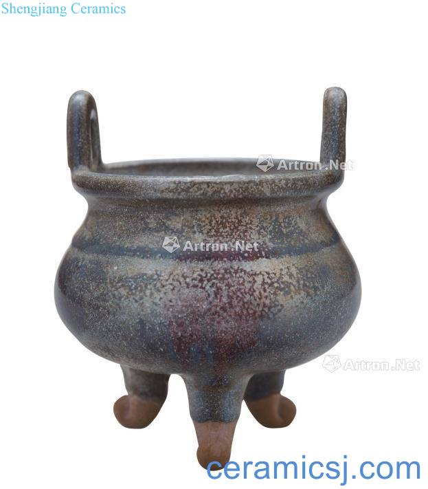 The variable glaze in the song dynasty three feet furnace