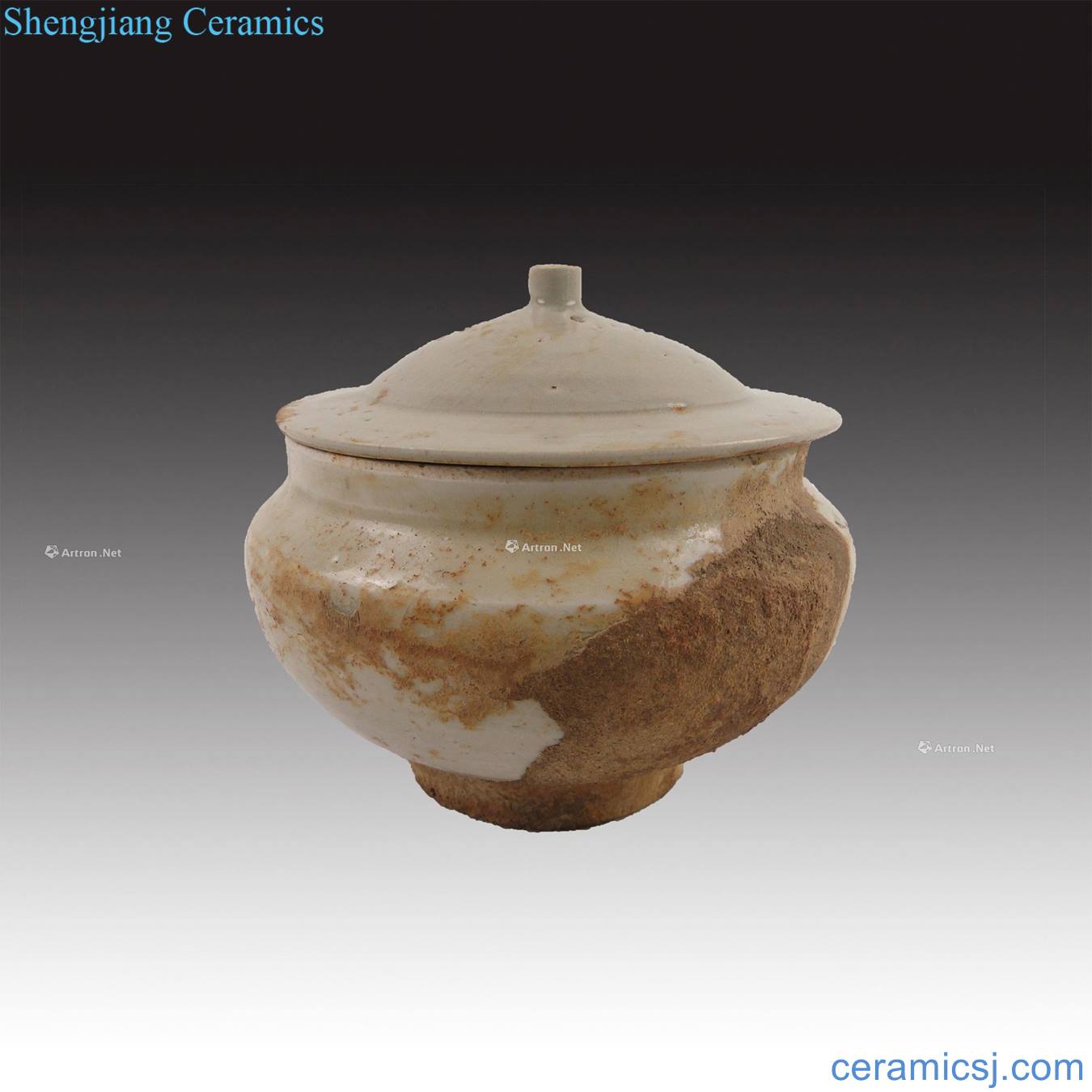 Song dynasty white glazed pot