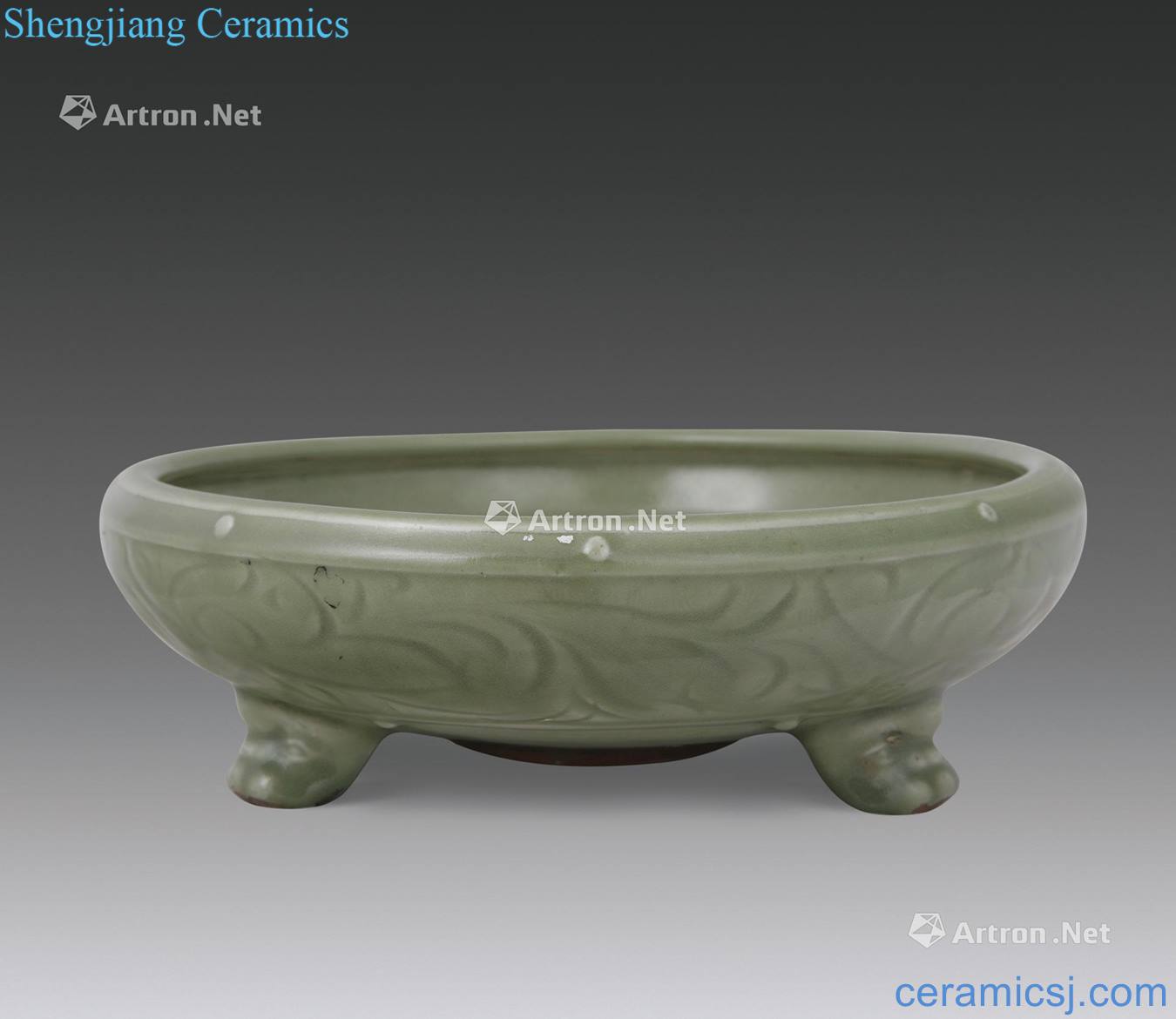 Ming Longquan celadon writing brush washer