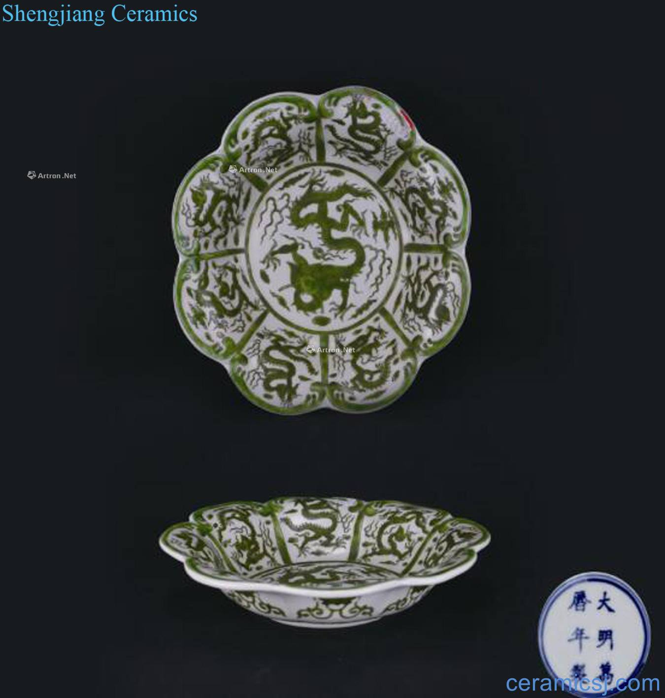 Ming Green color Kowloon mouth sweet JiXiangKui craft