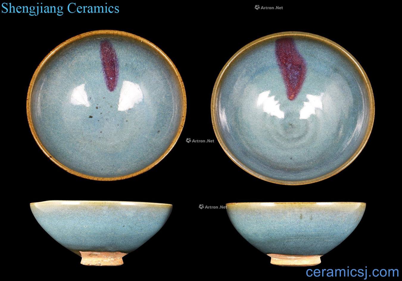 jinyuan The azure glaze masterpieces rose red bowl (a)