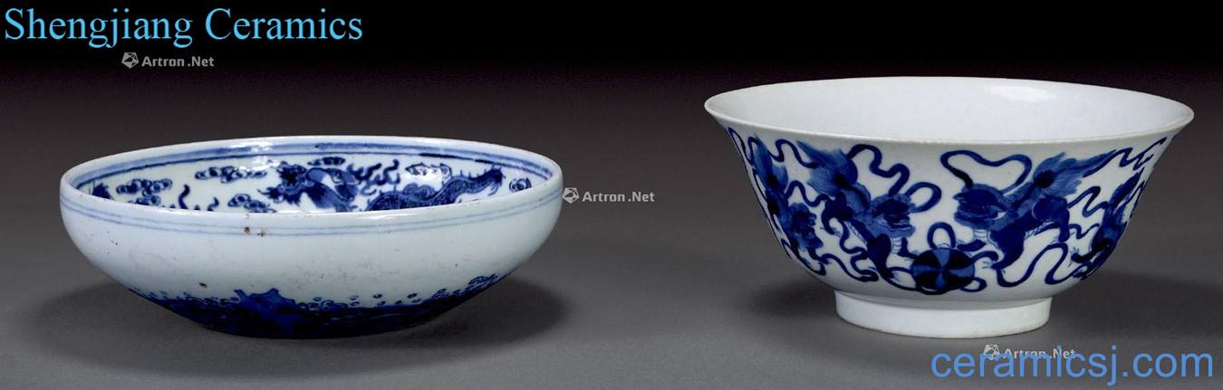 Qing dynasty blue and white bowl, wash (2)