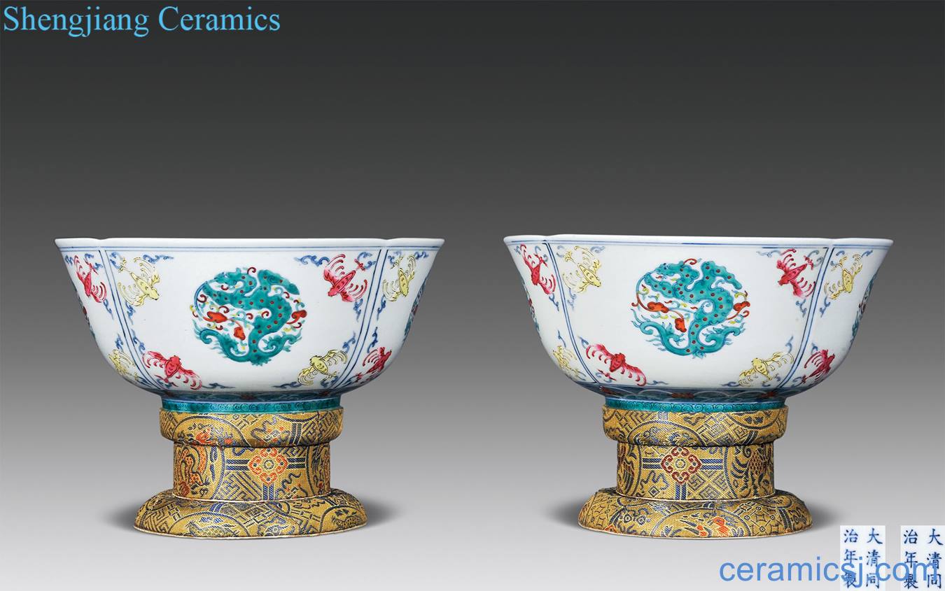 Dajing bucket CaiTuan therefore grain flower mouth bowl (a)