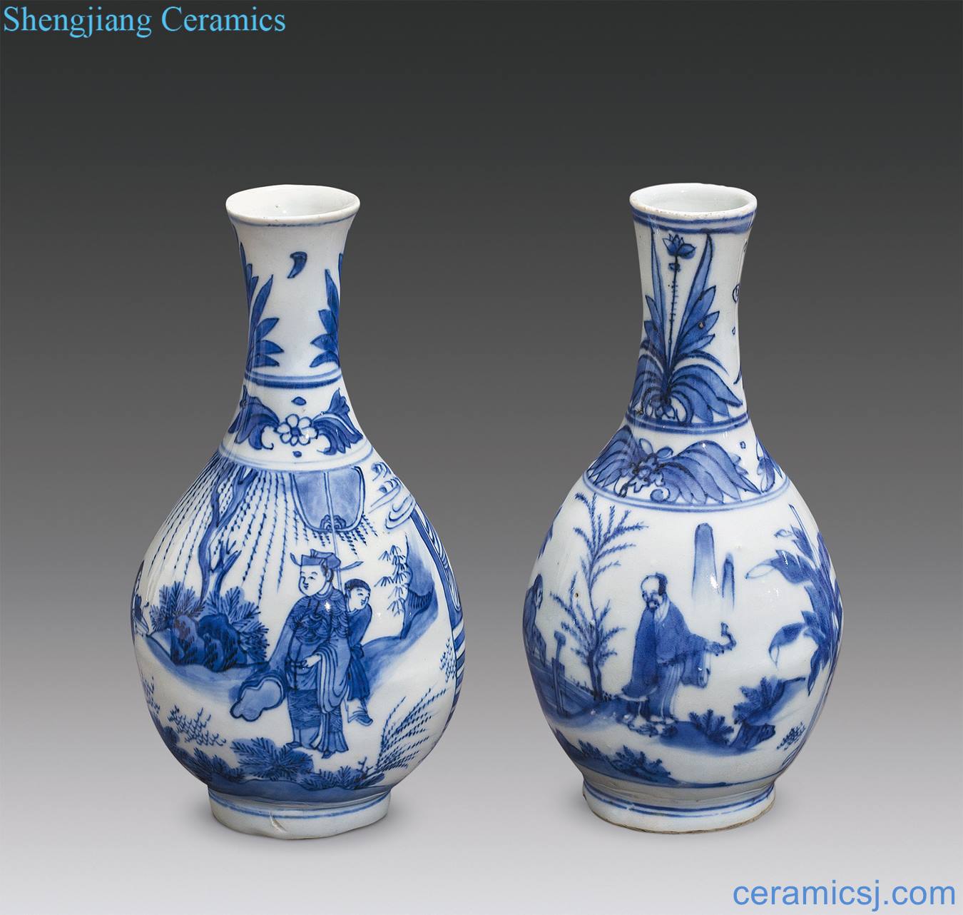 Early qing character bile bottle type (a)